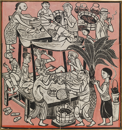 Woodcut Print