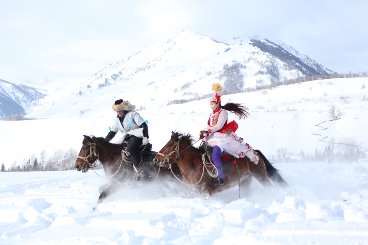 Costume of Kazak Ethnic Group