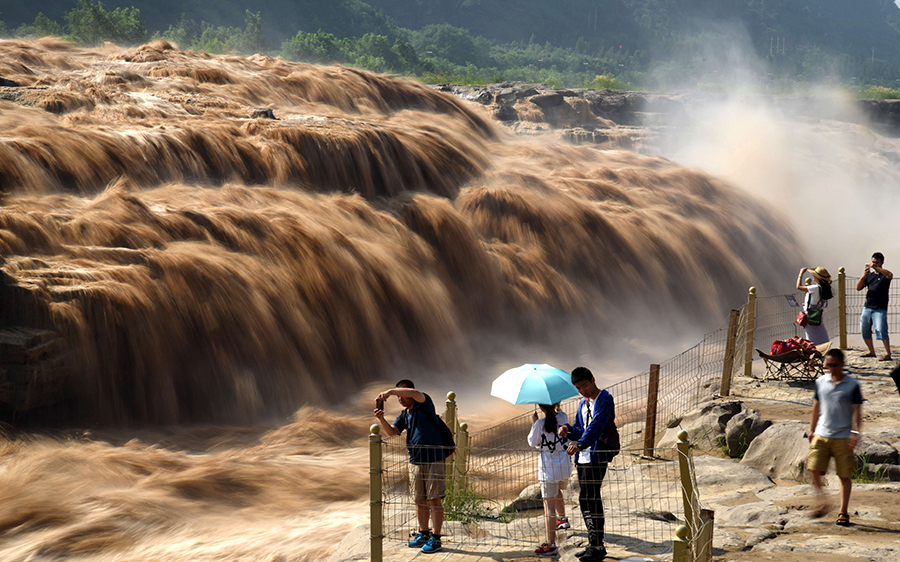 Hukou Waterfall Tourist Area of the Yellow River